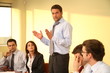 informal business meeting - boss speech