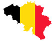 map of belgium
