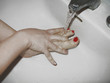 washing feet