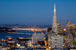 san francisco at dusk
