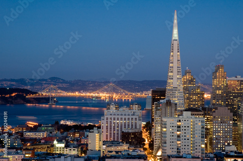 Photo: san francisco at dusk san francisco at dusk