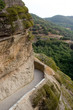 landscape with mountain road