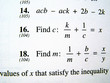 algebra