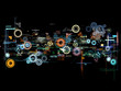 abstract graphic montage