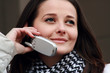 atractive woman on the phone