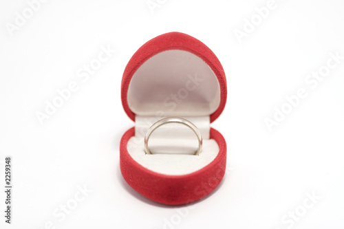 Photo: ring in present box ring in present box