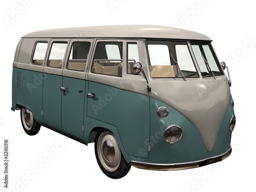 Photo : combi van années 60-70 combi van années 60-70