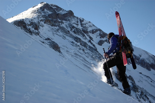 Photo: ski mountaineering ski mountaineering