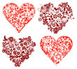 valentine background, hearts