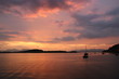 sonnenuntergang in schottland