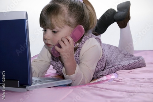 Photo: computer girl computer girl