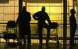 people waiting at the airport