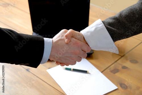 shaking hands