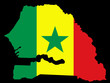map of senegal map of senegal