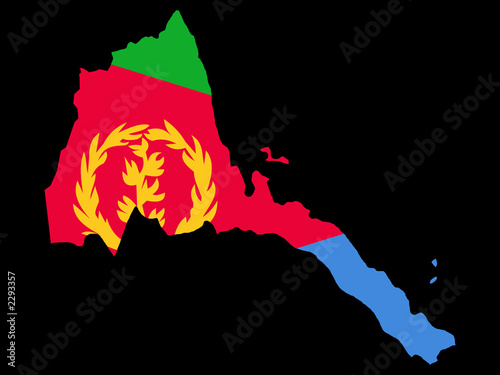 map of eritrea