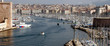 panorama du la sortie du vieux port de marseille