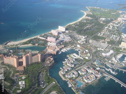 paradise island, aerial paradise island, aerial