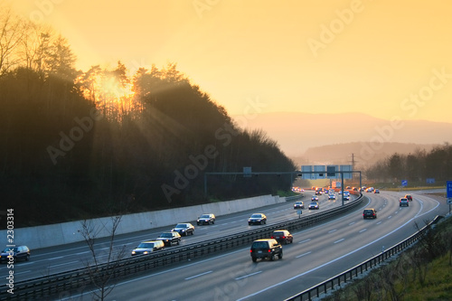 Photo: sunny highway sunny highway