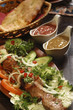 kabobs with sauce, georgian kitchen kabobs with sauce, georgian kitchen