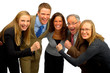 five person business team