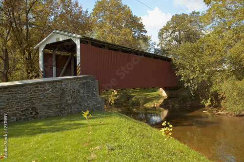 Photo: amish covered bridge amish covered bridge