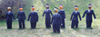 pumpkin people - businessmen in suits