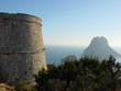 torre del pirata con es vedrá al fondo torre del pirata con es vedrá al fondo