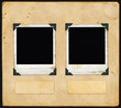 vintage paper - with polaroid