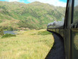 treno a vapore nelle montagne scozzesi