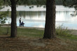 father and son fishing