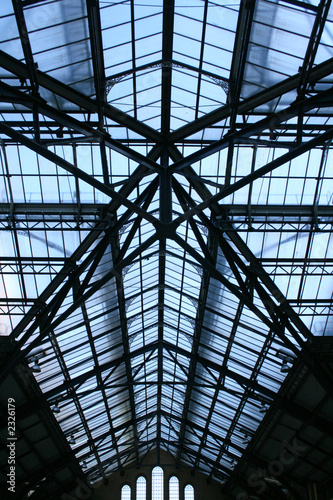 Photo: railway station roof railway station roof