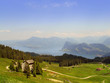 luzern lake air view