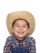 boy in cowboy hat and overalls 3