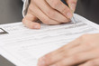 Foto: lling out application lling out application