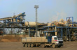 truck in sugar refinery