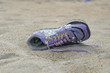 after long travel - boot from the sea