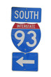 interstate 93 sign