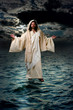 jesus walking on the water
