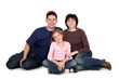 family with daughter
