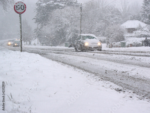 snow road