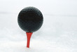 schwarzer golfball