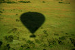 shadow of hot air balloon