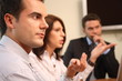 business professionals talkig at the meeting
