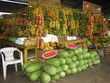 obststand in iranduba - amazonas brasilien