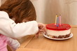 eating my birthday cake