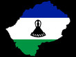 map of lesotho