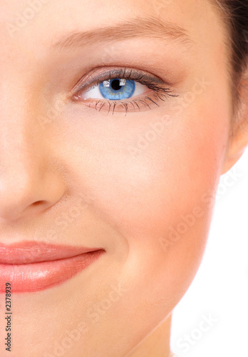 beautiful woman face