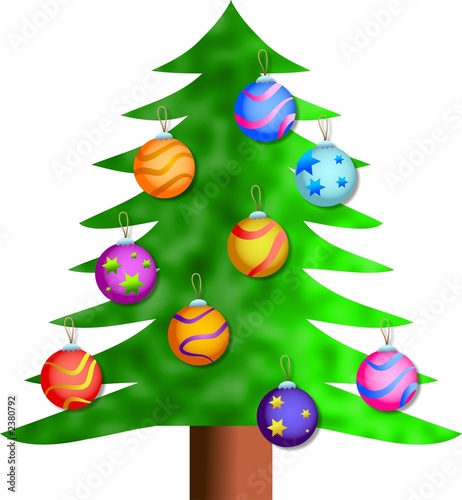 Illustration: christmas tree christmas tree