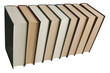 stapel bücher isoliert auf weissem hintergrund stapel bücher isoliert auf weissem hintergrund
