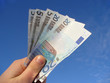 money in hand